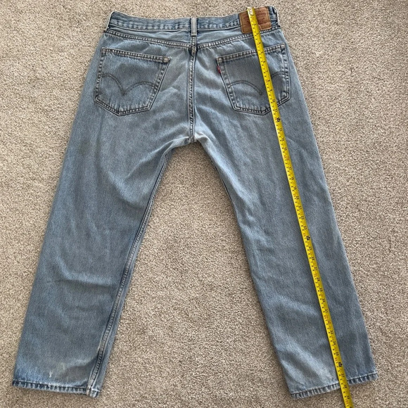 Levi’s Straight Fit 505 Stonewash Jeans Size W36 L29 - Picture 5 of 5